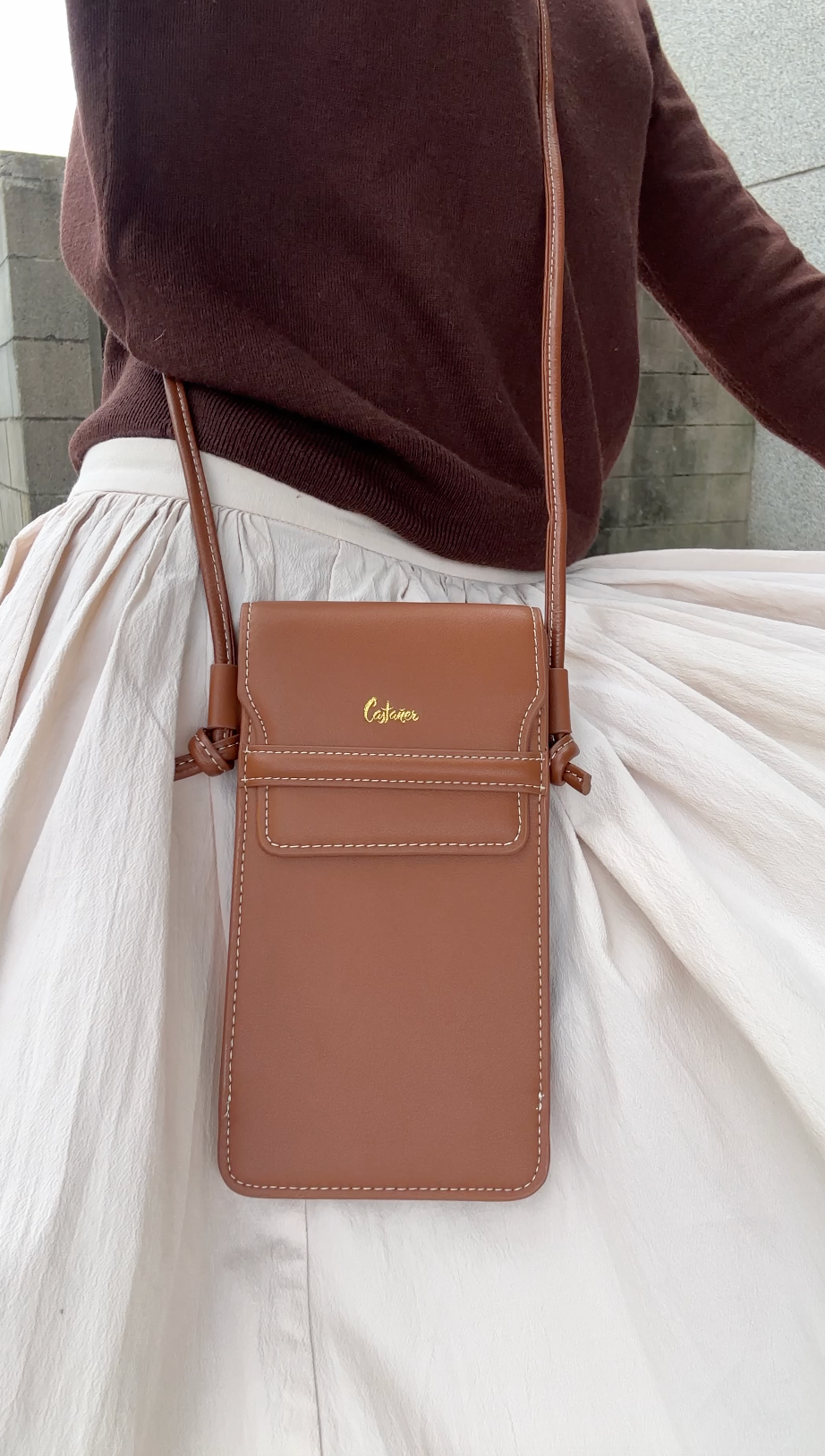 Mini Cartera de Piel